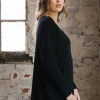 A Postcard from Brighton Karma Curved Hem Top Lemon Drop