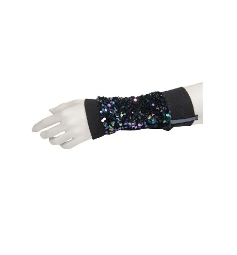 Beate Heymann Gauntlets Black Purple