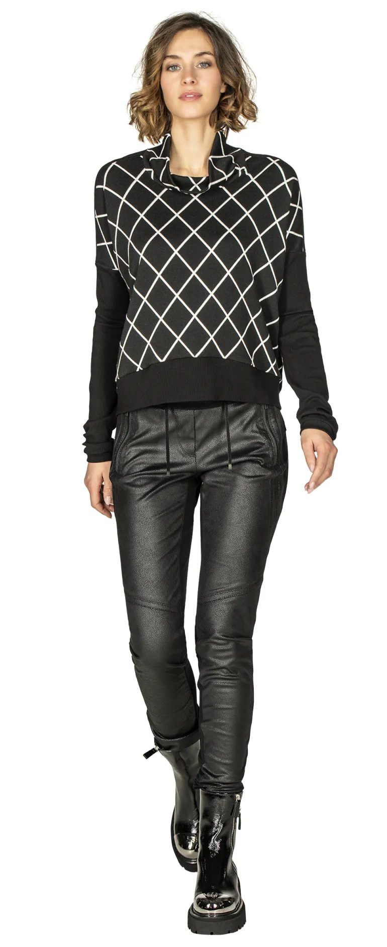 Beate Heymann Geometric Shirt Black