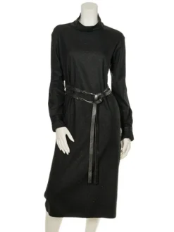 Beate Heymann Pinstripe Dress with Belt
