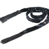 Beate Heymann Sparkle Scarf Black Purple