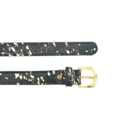 BLACK GOLD SPLASH BELT