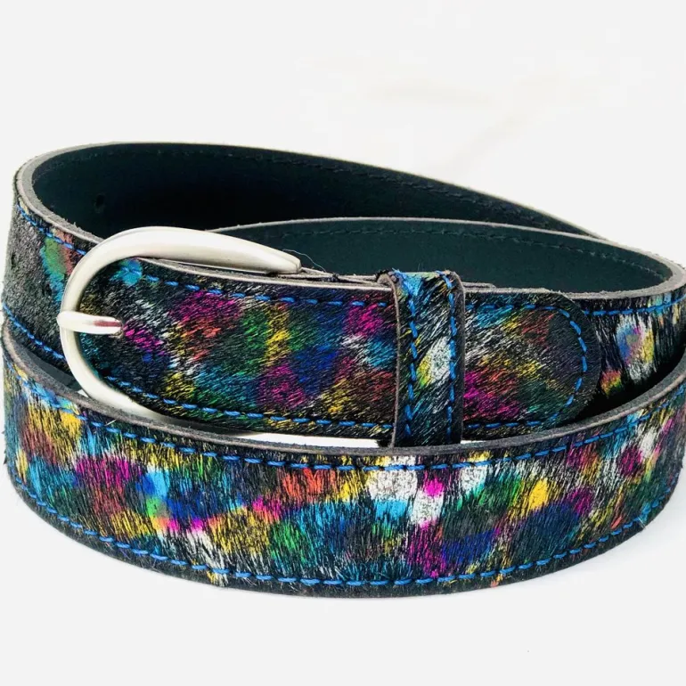COLOURFUL HAIR WOMEN'S BELT