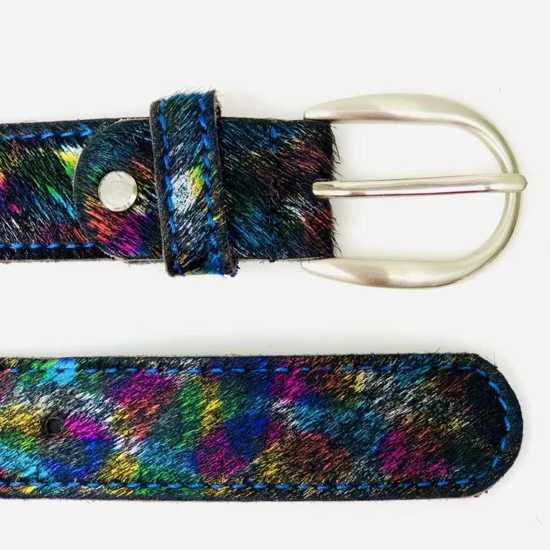 COLOURFUL HAIR WOMEN'S BELT