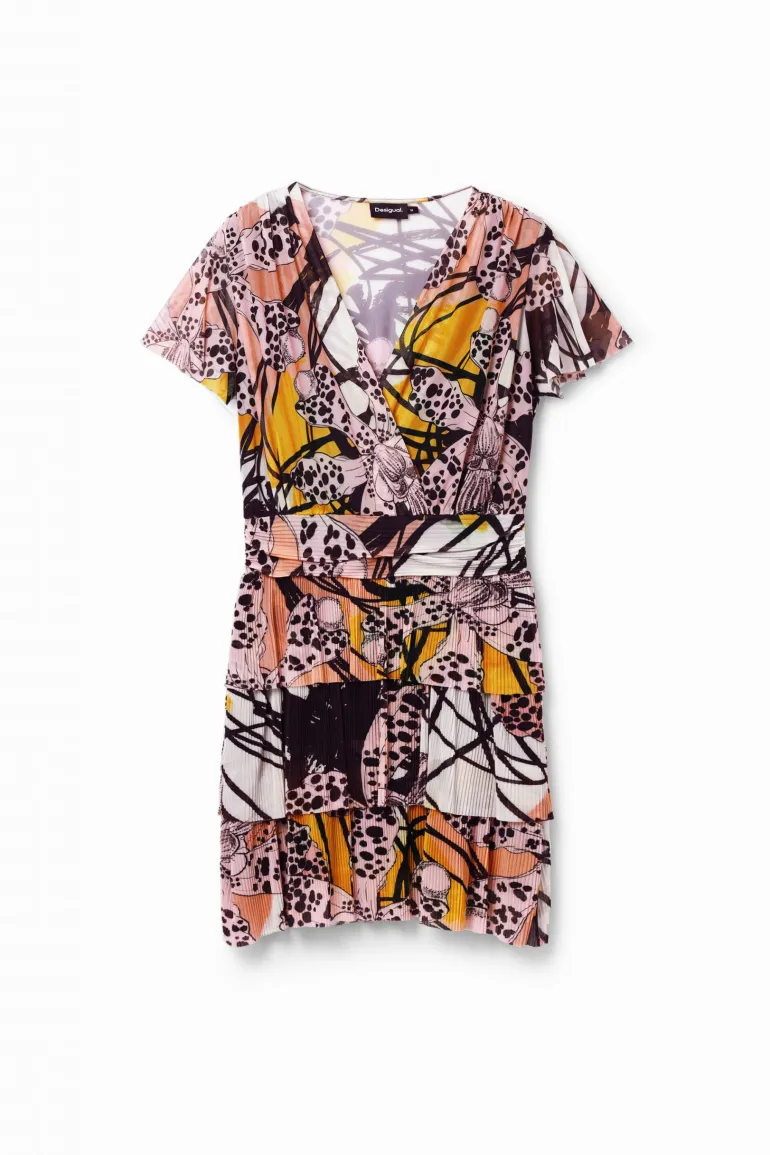 Desigual Cadiz Mini Wrap Dress Tutti Frutti