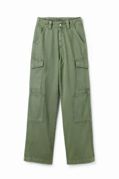 Desigual Cargo Trousers Bottle Green