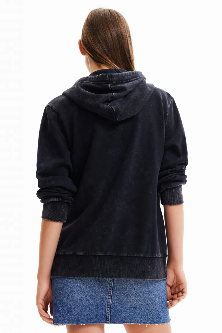 Desigual College Patch Hoodie