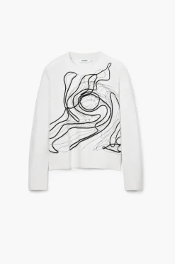 Desigual Montpellier Sweater White