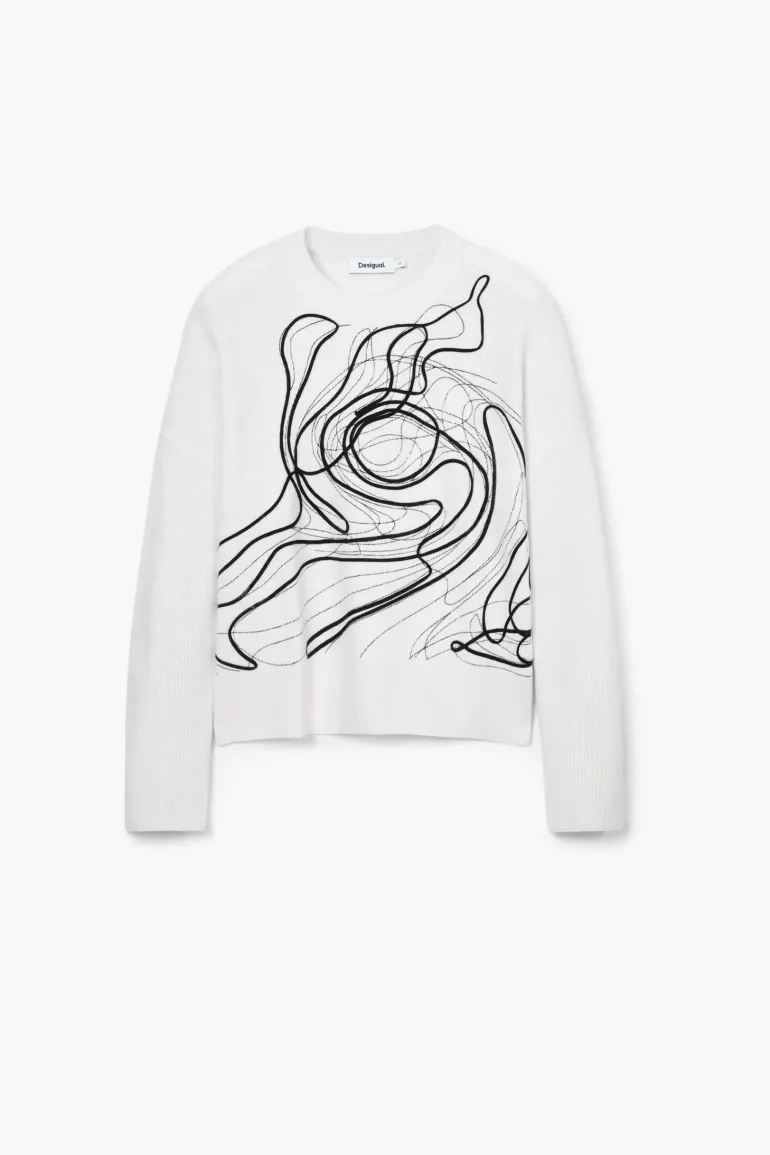 Desigual Montpellier Sweater White