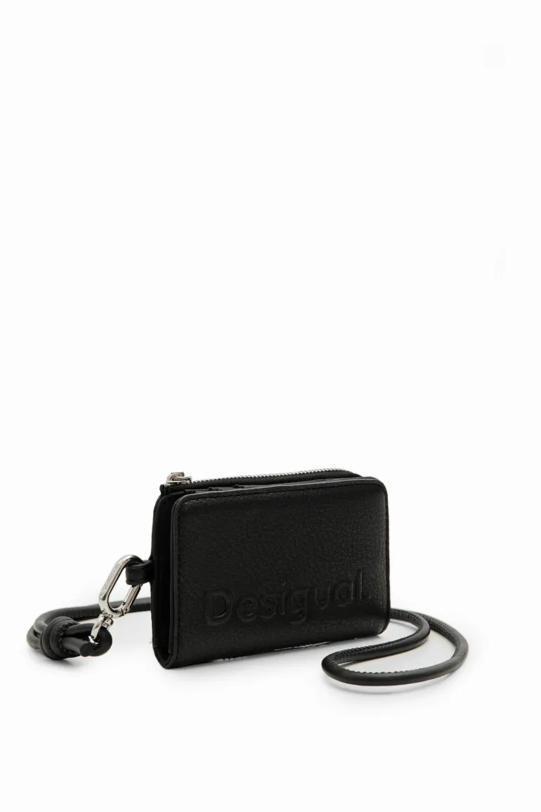 Desigual Neck Wallet Black