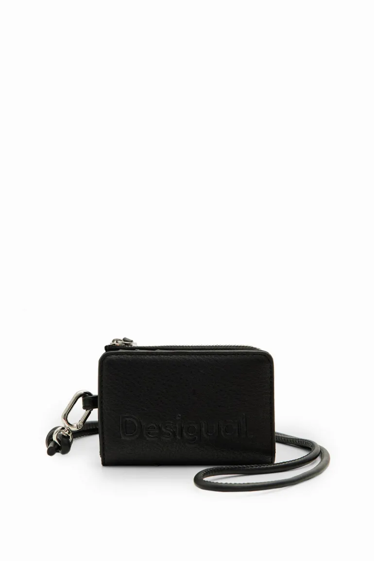 Desigual Neck Wallet Black