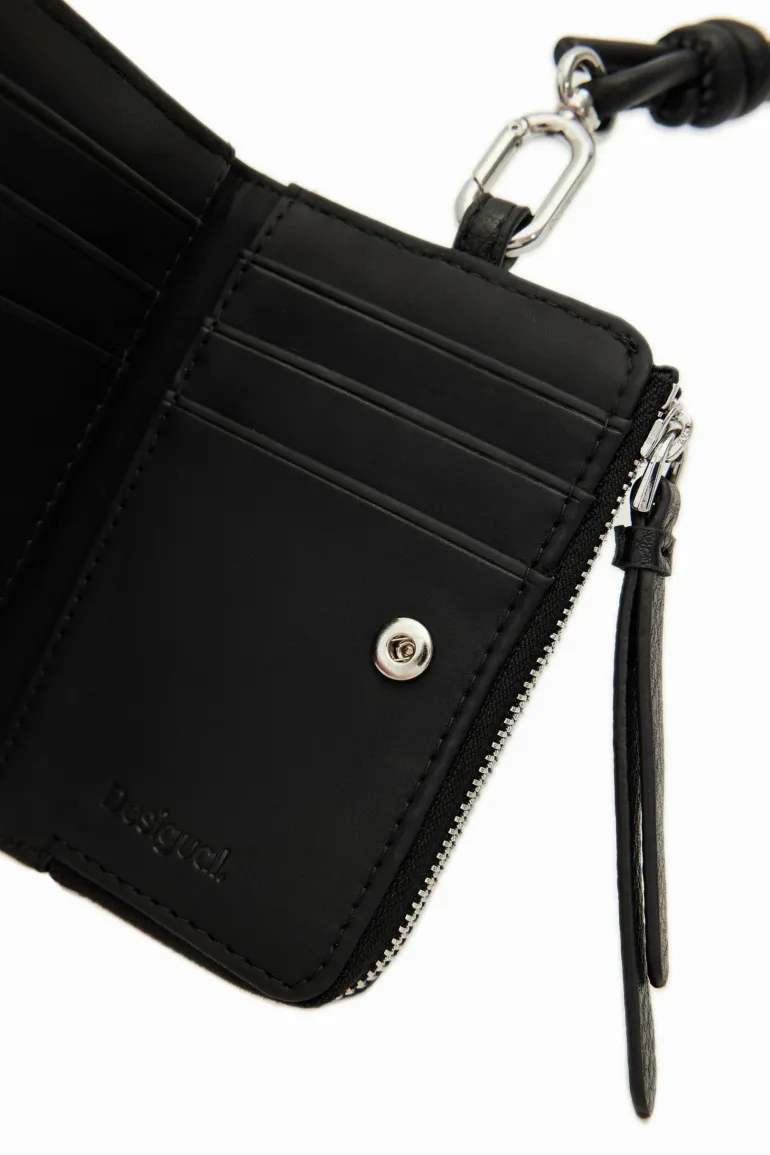 Desigual Neck Wallet Black