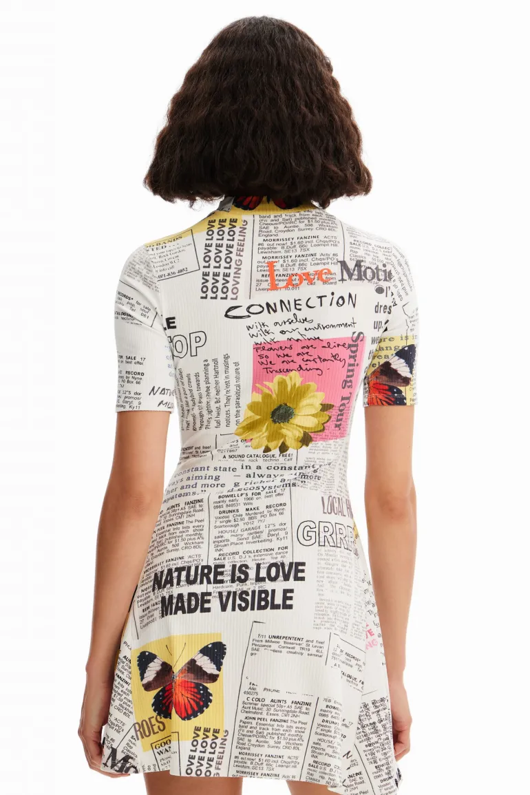 Desigual Newspaper Dress