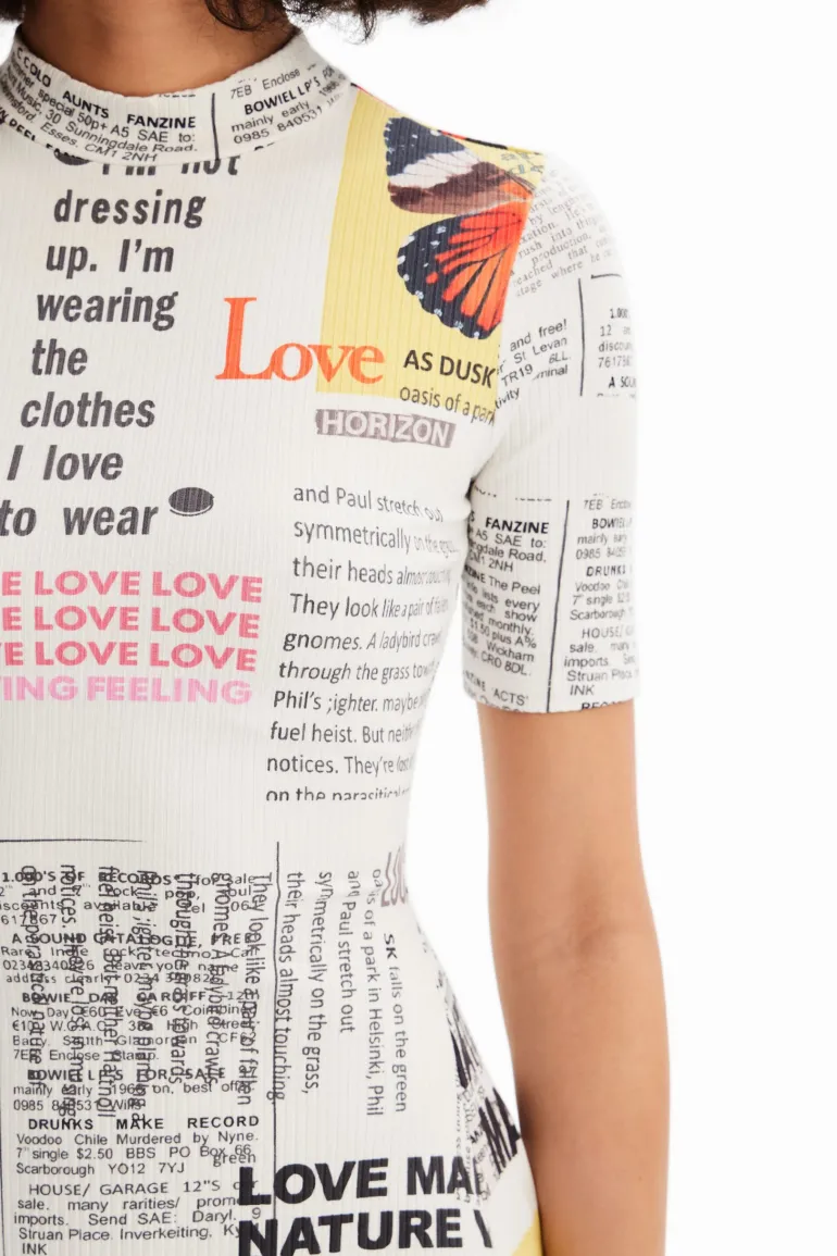 Desigual Newspaper Dress
