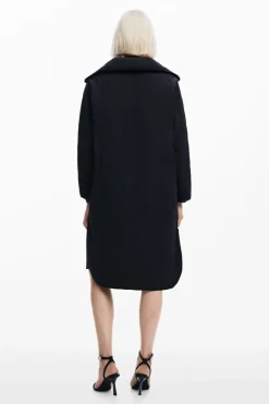 Desigual Padded Odense Long Jacket Black
