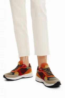 Desigual Patchwork Trainers Tutti Frutti