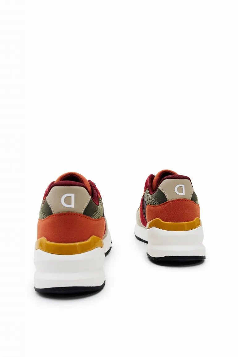 Desigual Patchwork Trainers Tutti Frutti
