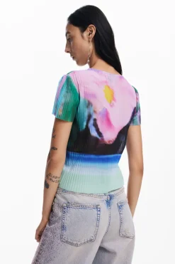 Desigual Plisa Tee Top