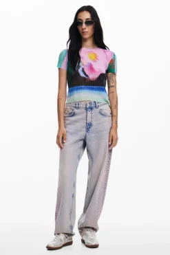Desigual Plisa Tee Top