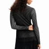 Desigual Short Ribbed Dress Black
