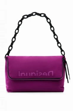 Disigual Large Plain Bag Purple