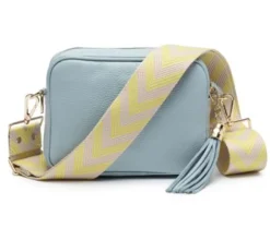 Elie Beaumont Crossbody Handbag Powder Blue