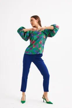 Elif Köse Tailored Trouser Cobalt Blue