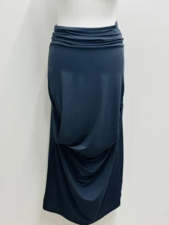 Elsewhere Drape Skirt Ombre Blue