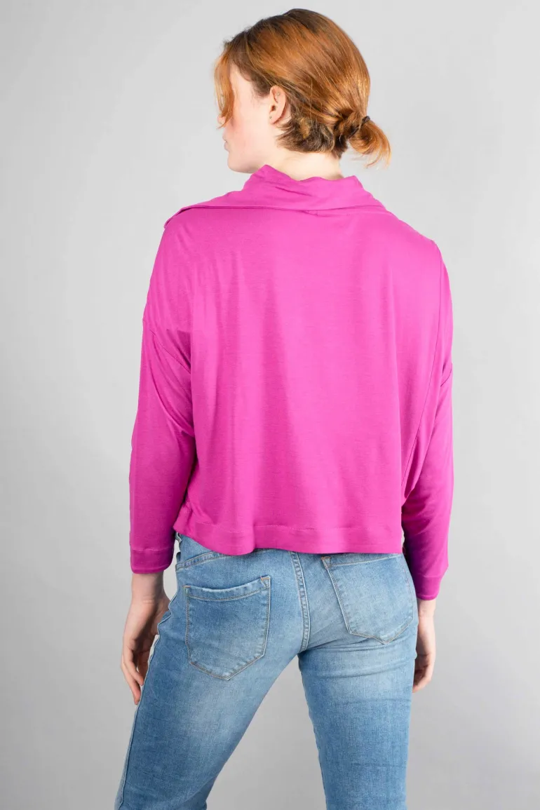 Foil The Long and Short Cardigan Orchid