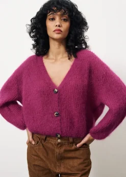 Frnch Enorah Cardigan Violet