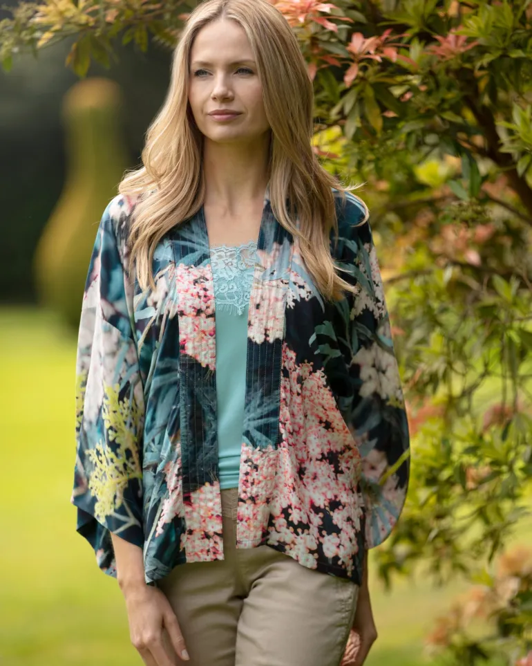 From My Mother's Garden Black Lace Kimono