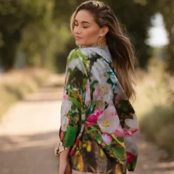 FROM MY MOTHER'S GARDEN BLOSSOMING KIMONO