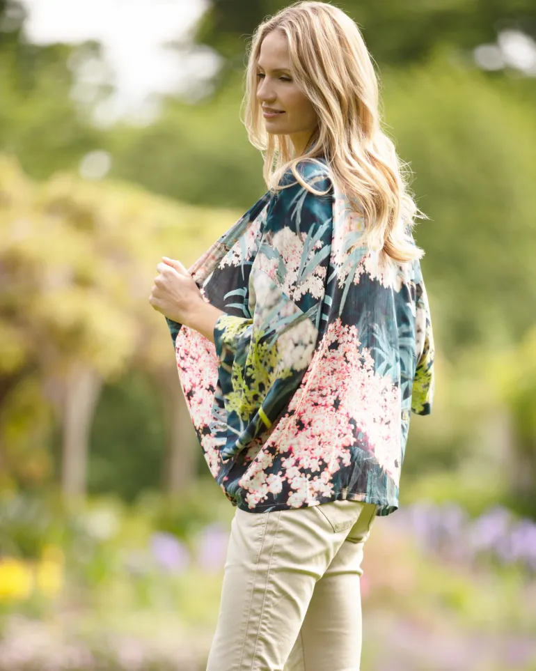 From My Mother's Garden Black Lace Kimono
