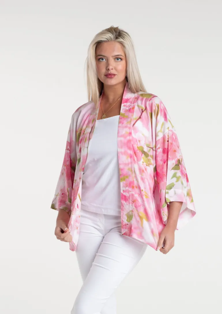 From My Mother's Garden Cherry Blossom Short Kimono