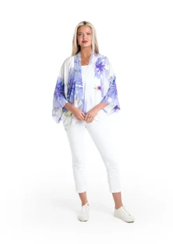 From My Mother's Garden Cornflower Short Kimono