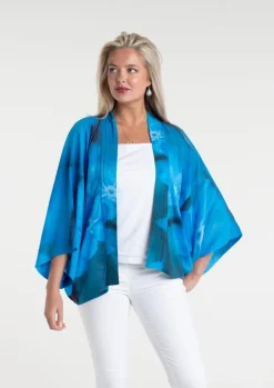 From My Mother's Garden Forget-Me-Not Short Kimono