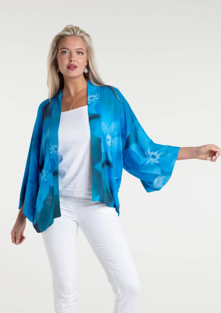 From My Mother's Garden Forget-Me-Not Short Kimono