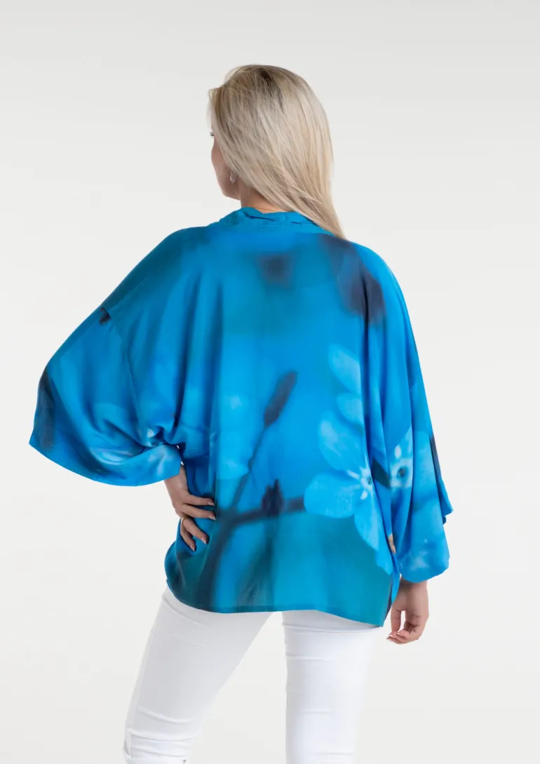 From My Mother's Garden Forget-Me-Not Short Kimono