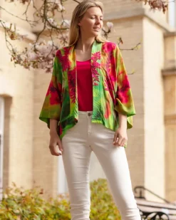 FROM MY MOTHER'S GARDEN GIVES ME BUTTERFLIES KIMONO