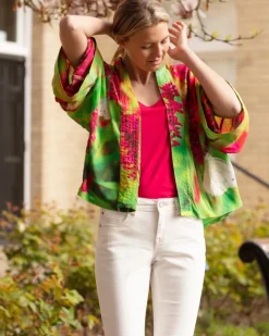 FROM MY MOTHER'S GARDEN GIVES ME BUTTERFLIES KIMONO