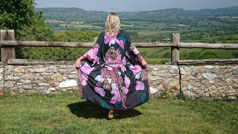 FROM MY MOTHER'S GARDEN HARMONY LONG ROBE