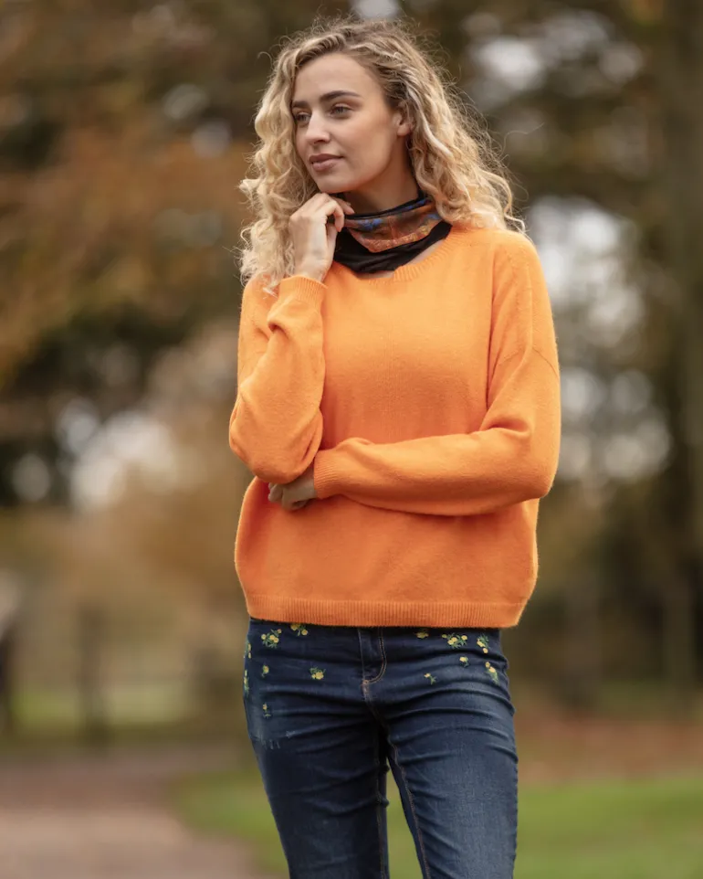 From My Mother's Garden Jumper Burnt Orange