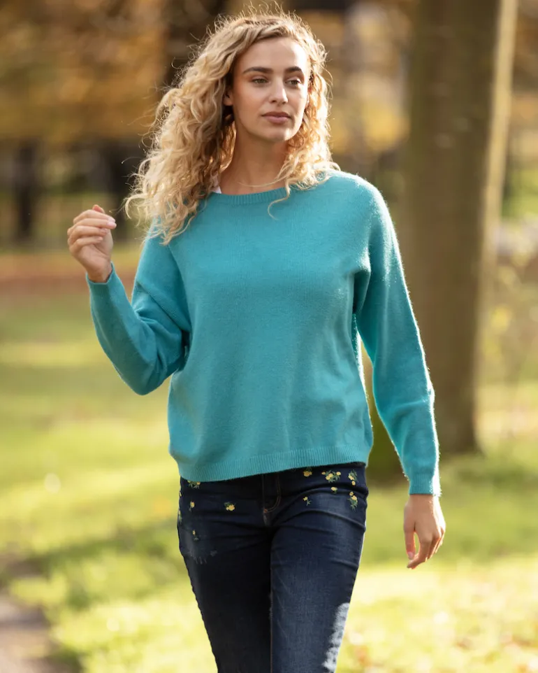 From My Mother's Garden Jumper Turquoise