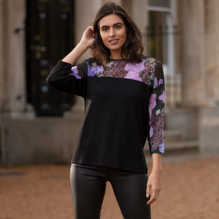 FROM MY MOTHER'S GARDEN SHORT JERSEY & MESH TOP HARMONY