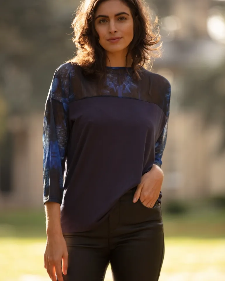 FROM MY MOTHER'S GARDEN SHORT JERSEY & MESH TOP WISHES