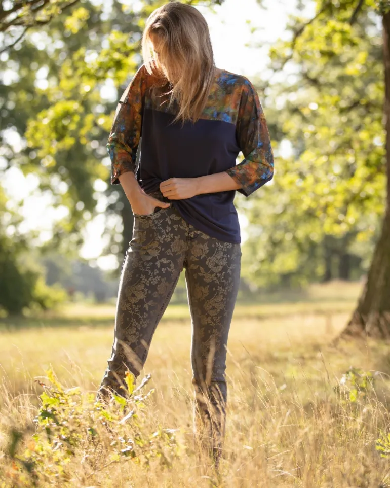 FROM MY MOTHER'S GARDEN SHORT JERSEY & MESH TOP REFLECTIONS