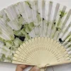 FROM MY MOTHER'S GARDEN WHITE HYDRANGEA FAN