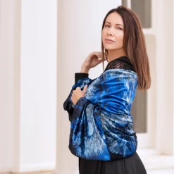 FROM MY MOTHER'S GARDEN WISHES REVERSIBLE VELVET KIMONO