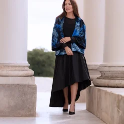 FROM MY MOTHER'S GARDEN WISHES REVERSIBLE VELVET KIMONO