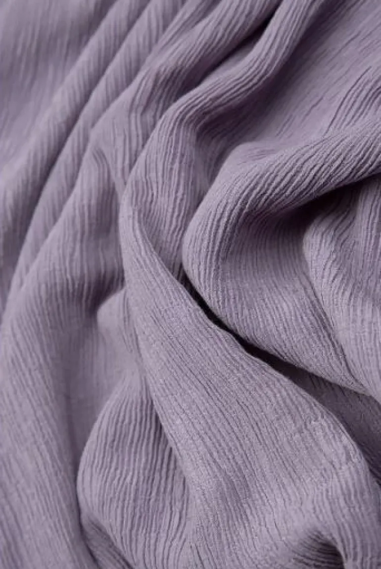 Grizas Crinkle Drape Dress Lavender